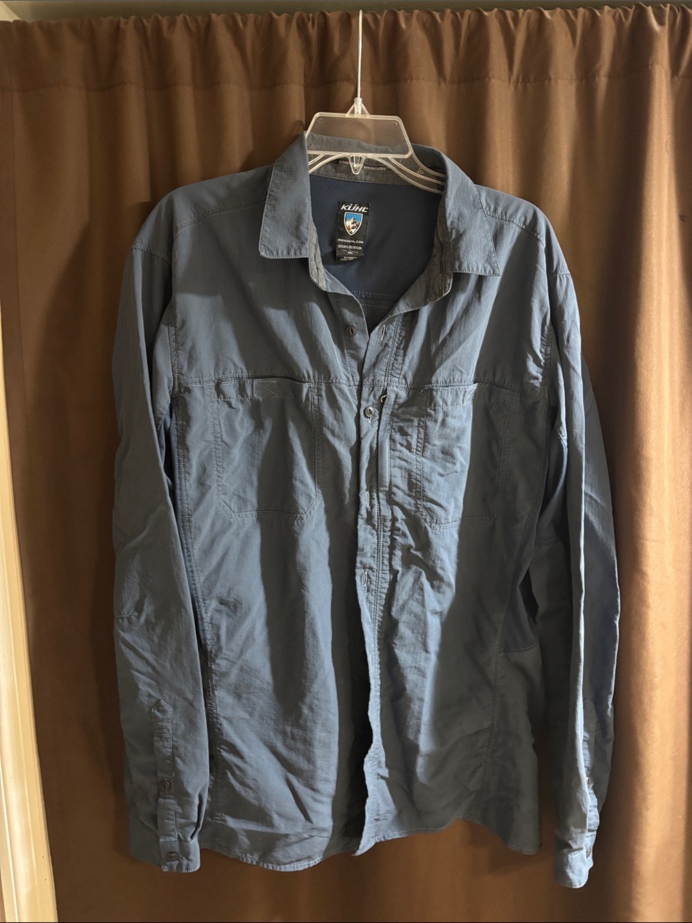 Kuhl Men's Slate Blue Lightweight Shirt Jacket